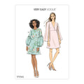 Vogue V9344A5 Very Easy to Sew Women's Fitted Dress Sewing Patterns, Sizes 6-14