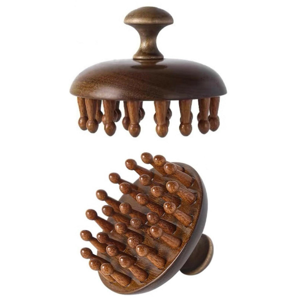 sanlusan Wooden Scalp Massager｜Bamboo Brush for Hair Growth｜Wooden Hair