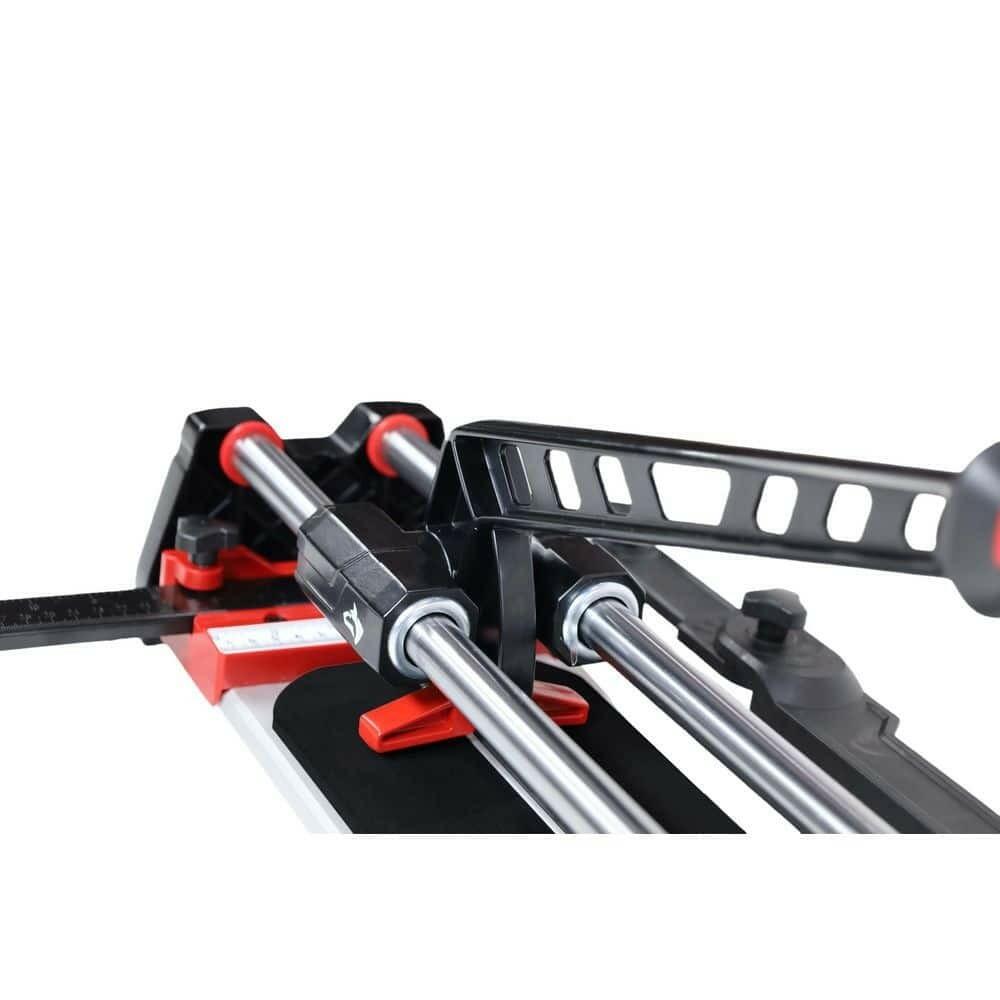 Husky 28 in. Tile Cutter with Tungsten Carbide Blade and Adjustable Gauge