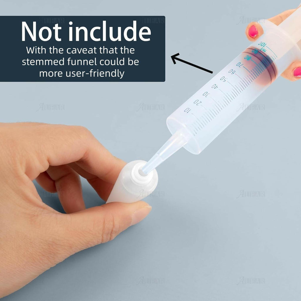 AUEAR, 24 Pack 5ml Empty Refillable Plastic Soft Tubes Squeeze Cosmetic Bottles