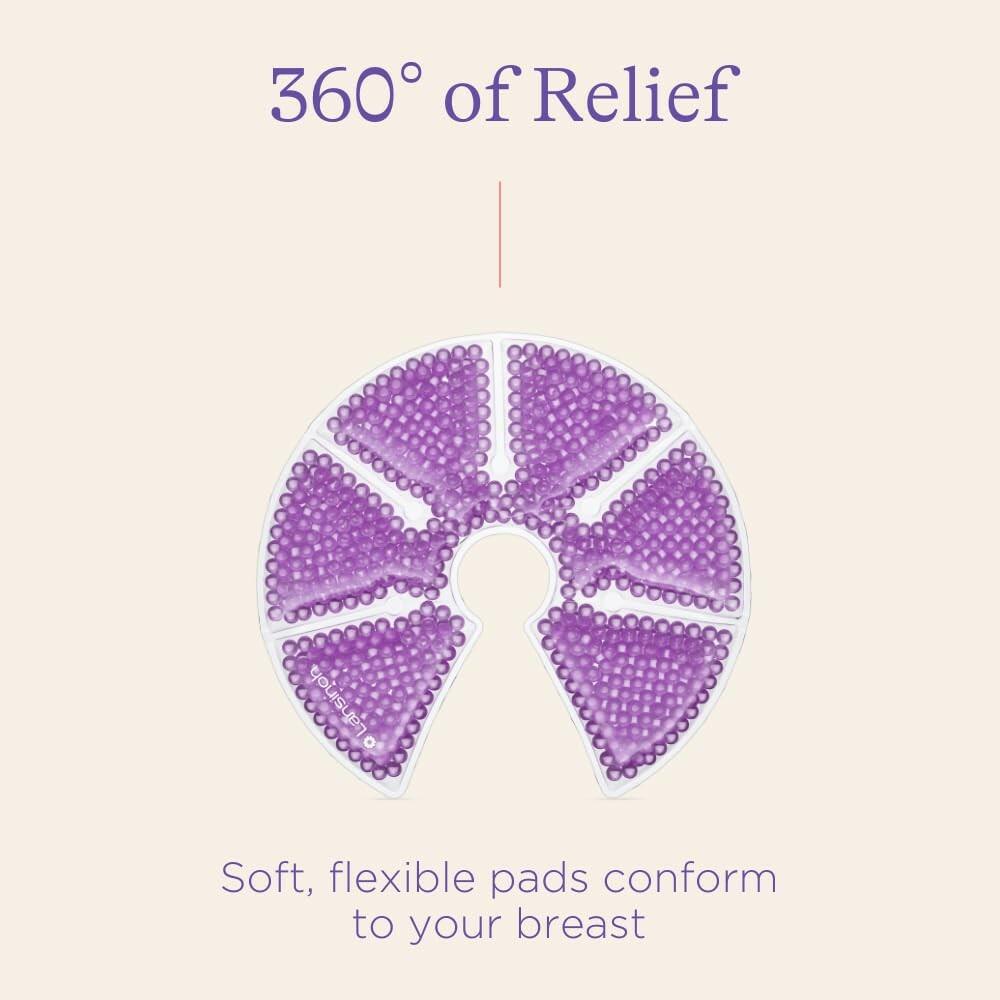 Lansinoh Hot & Cold Breast Therapy Packs 2 Pack Breastfeeding Relief Pads