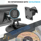 Epronic CD Slot Mount for Carplay Screen 17mm Ball Adapter with 4-Button Lock