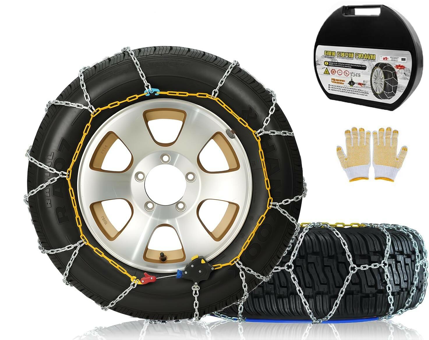 Auto Snow Chains Tire Chains For Cars Suv Pickup Trucks - Tightening 1Min Quick