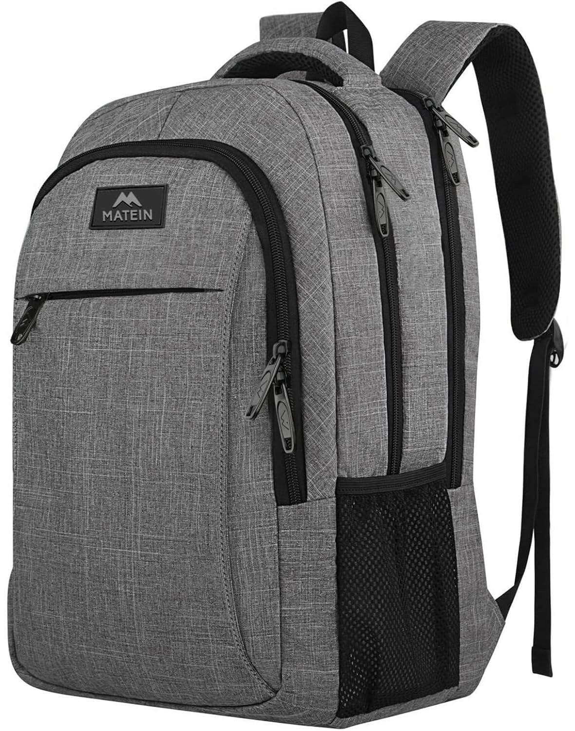 MATEIN Travel Laptop Backpack, Business Anti Theft Slim Sturdy Laptops Backpack