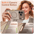 CAPRARO Magnetic for iPhone 17 Pro Case, Upgraded [Full Camera Protection]