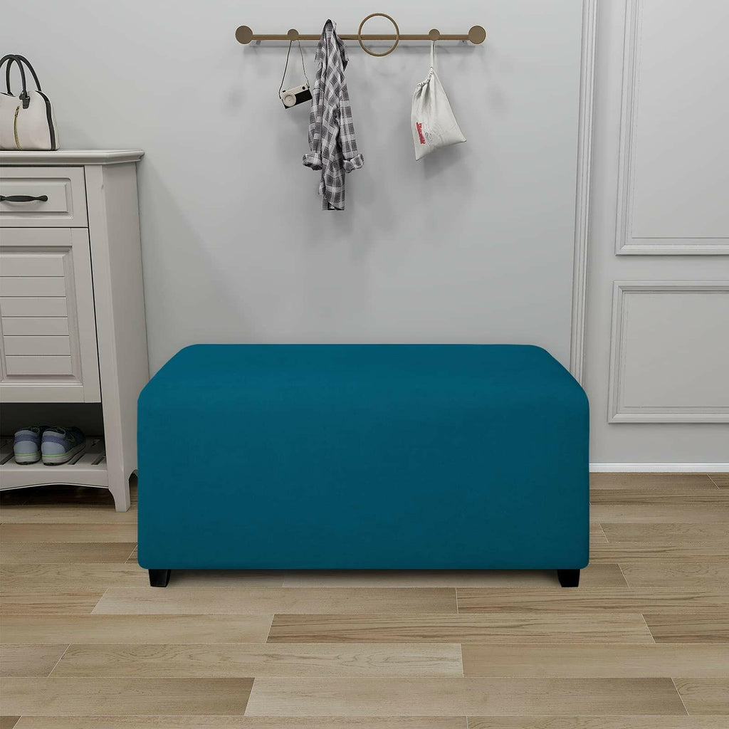 PureFit Super Stretch Soft Form Fit Ottoman Cover Rectangle - Ottoman Slipcovers