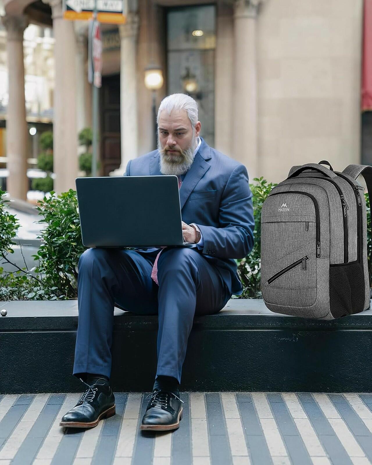 MATEIN Travel Laptop Backpack, 17 Inch Work TSA Approved Carry on Backpack,