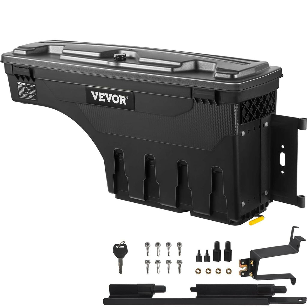 VEVOR Truck Bed Storage Box, Compatible with Chevrolet Silverado 1500 GMC Sierra