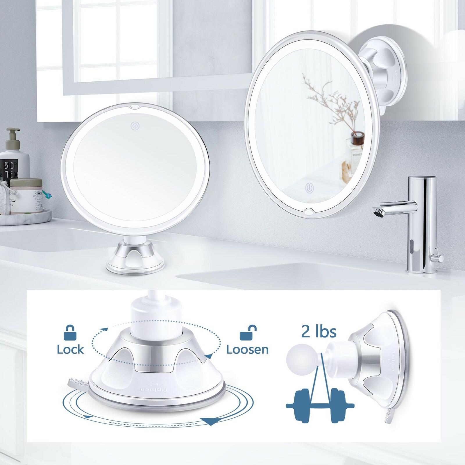 Magnifying Mirror with Light 30X, Lighted Makeup Mirror 30X for Precision