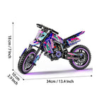 Mesiondy Motorcycle Building Block Set - 476 PCS Collectible Motorcycle Display