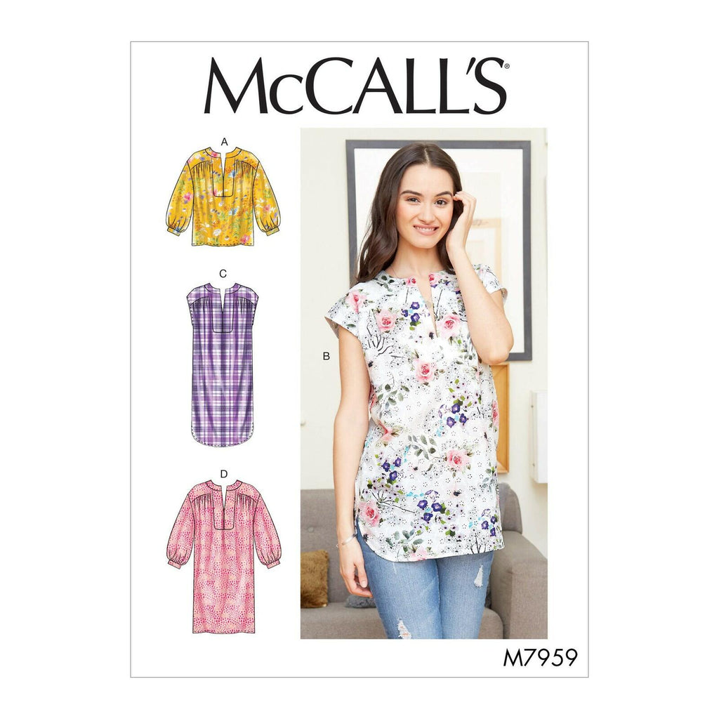 McCall's Patterns McCall's Women's Loose Fitting Tunic and Blouse, Sizes 14-22