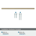 4 Pack Amerock | Cabinet Pull | Golden Champagne | 10-1/16 inch (256 mm) Center