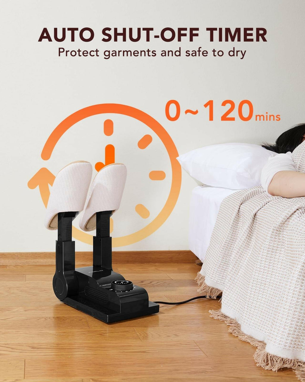 FORLIM Boot Dryer for Work Boots, Shoe Dryer with Heat Blower, Glove Dryer &