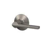 SCHLAGE Latitude Hall/Closet Passage Door Handle, Reversible, Satin Nickel