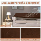 Easy-Going 100% Waterproof Couch Cover, Dual Waterproof Sofa Cover, Stretch
