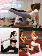 Bunnycool 3 Pairs Cute Pilates Sock with Grips for Women Cotton Non Slip Yoga