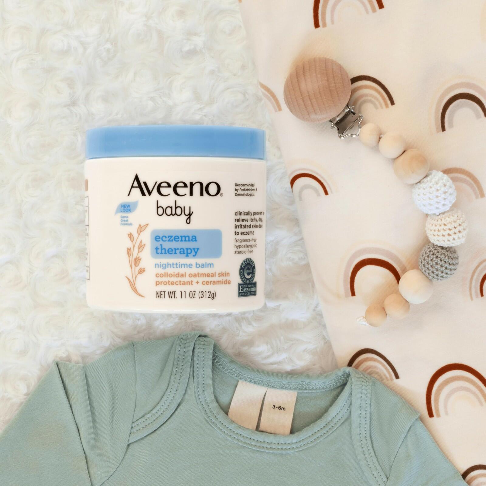 1 oz Aveeno Baby Eczema Therapy Nighttime Moisturizing Balm, Colloidal Oatmeal &