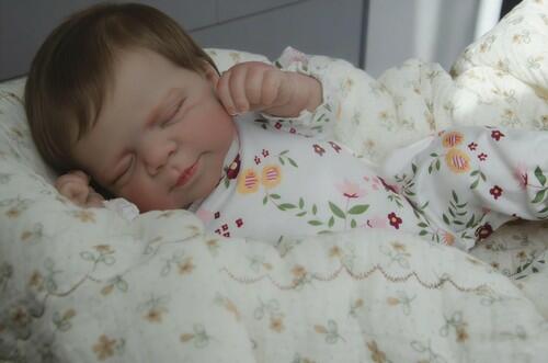 Anano 18" Reborn Baby Doll Vinyl Full Body Girl