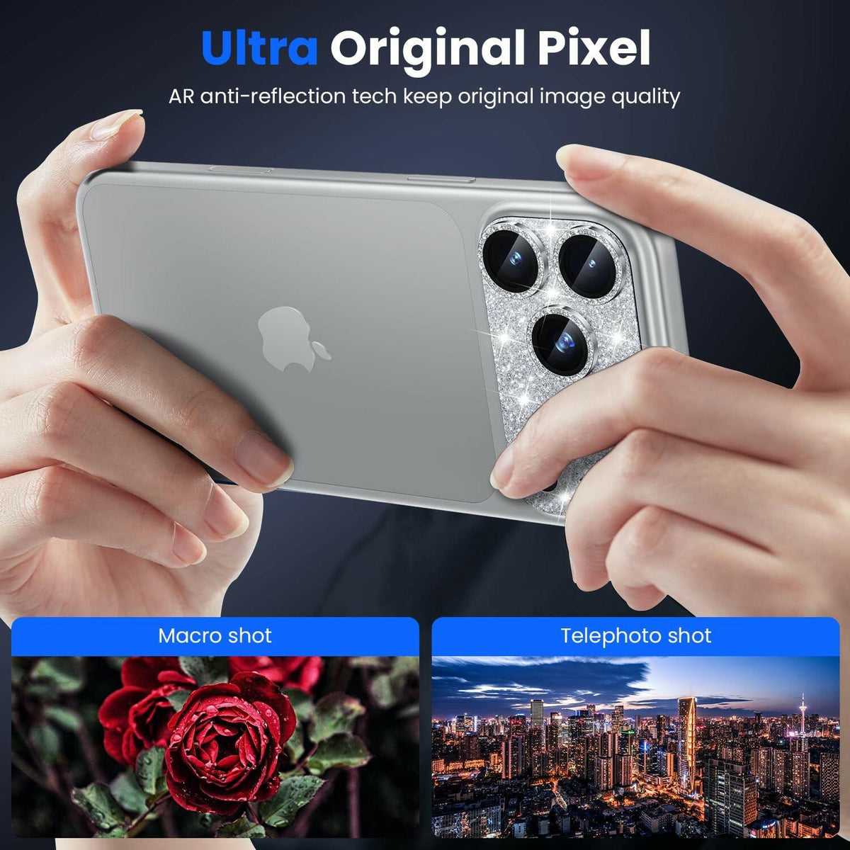 WSKEN for iPhone 17 Pro Max Camera Lens Protector, [Military Grade Shatterproof]