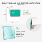 Pixy Canvas Floater Frame 23x23 for 3/4 (0.75) inch Deep Canvas Paintings/Canvas