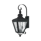 Livex Lighting 2031-01 Transitional Two Light Outdoor Wall Lantern from