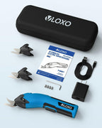 VLOXO Cordless Cardboard Cutter, 4V Rechargeable Electric Scissors Carpet Super