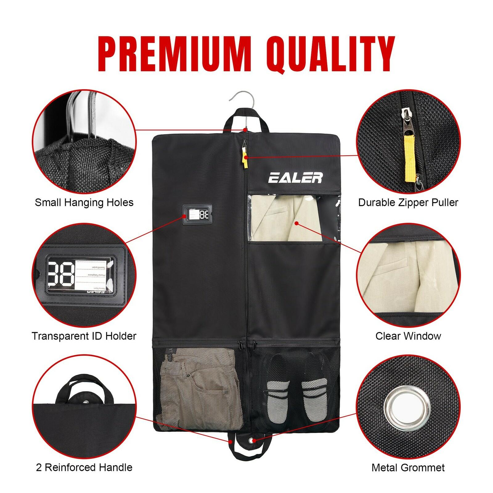 Ealer HAG301 Hockey Individual Garment Bag, Heavy Duty Hanging Travel Bag -