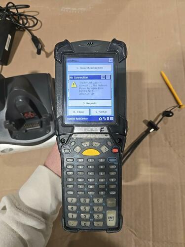 Motorola MC9000 Series Mobile Computer Barcode Scanner w/ Extra Battery Charger