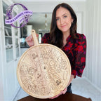 Sophistiplate Charcuterie Board with Placement Guide 22 x 17  Best Gift for