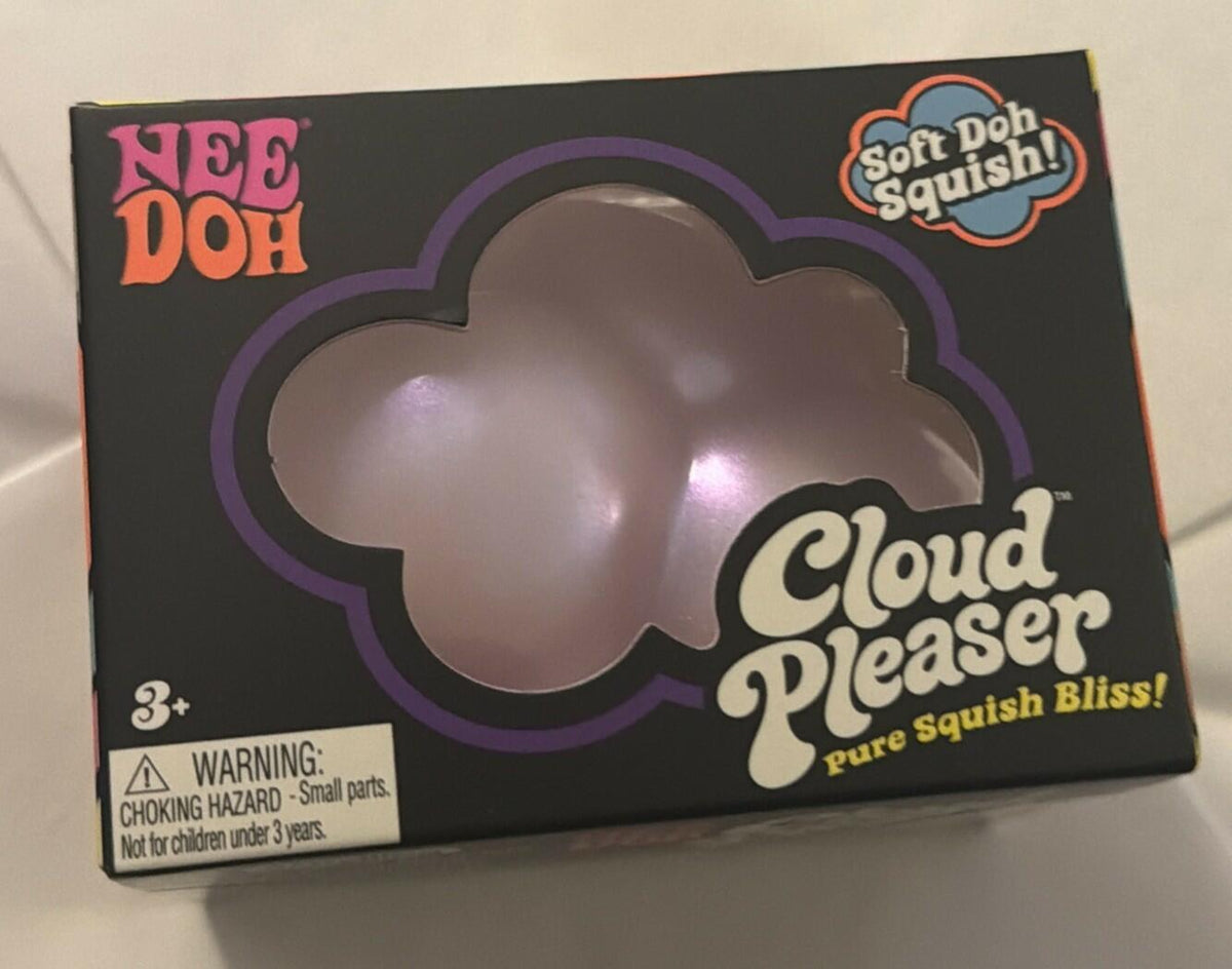 Authentic Schylling Nee Doh Cloud Pleaser Squishy Tactile Purple