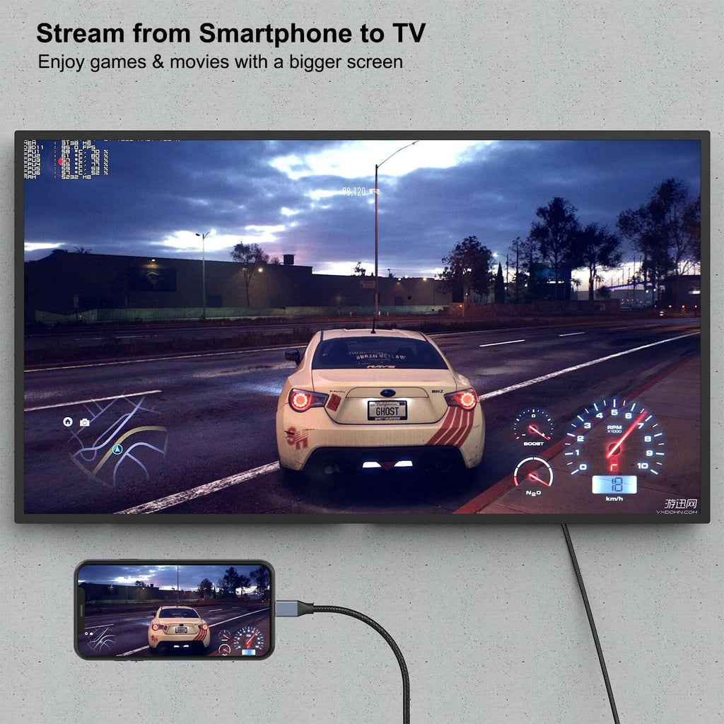 BENFEI USB-C to DisplayPort 3 Feet Cable(8K@60Hz 4K@144Hz), USB Type-C to