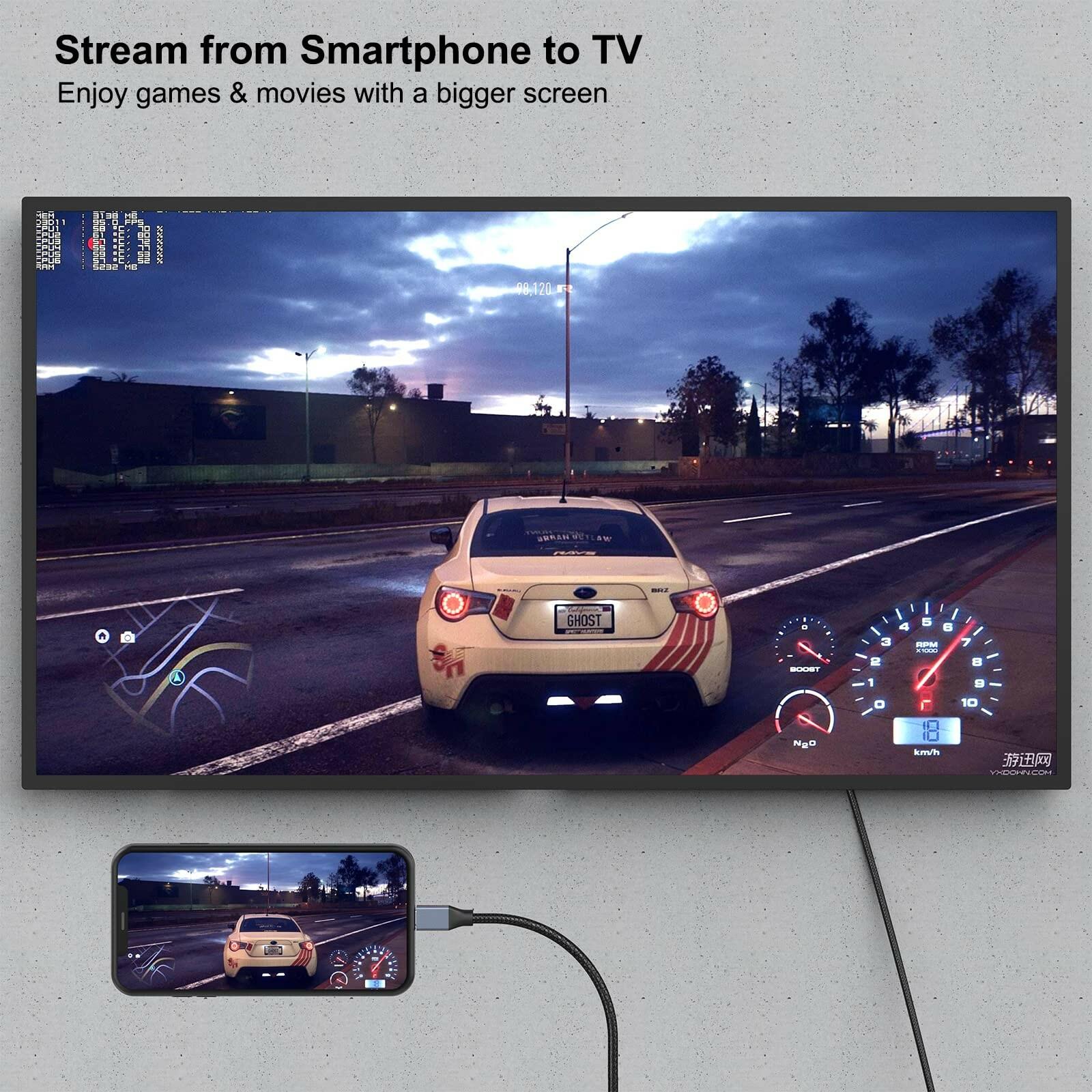 BENFEI USB-C to DisplayPort 3 Feet Cable(8K@60Hz 4K@144Hz), USB Type-C to