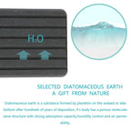 NiuYichee 2 PCS Water Absorbent diatomite Coasters, 8.3" x 4" Water Absorbing