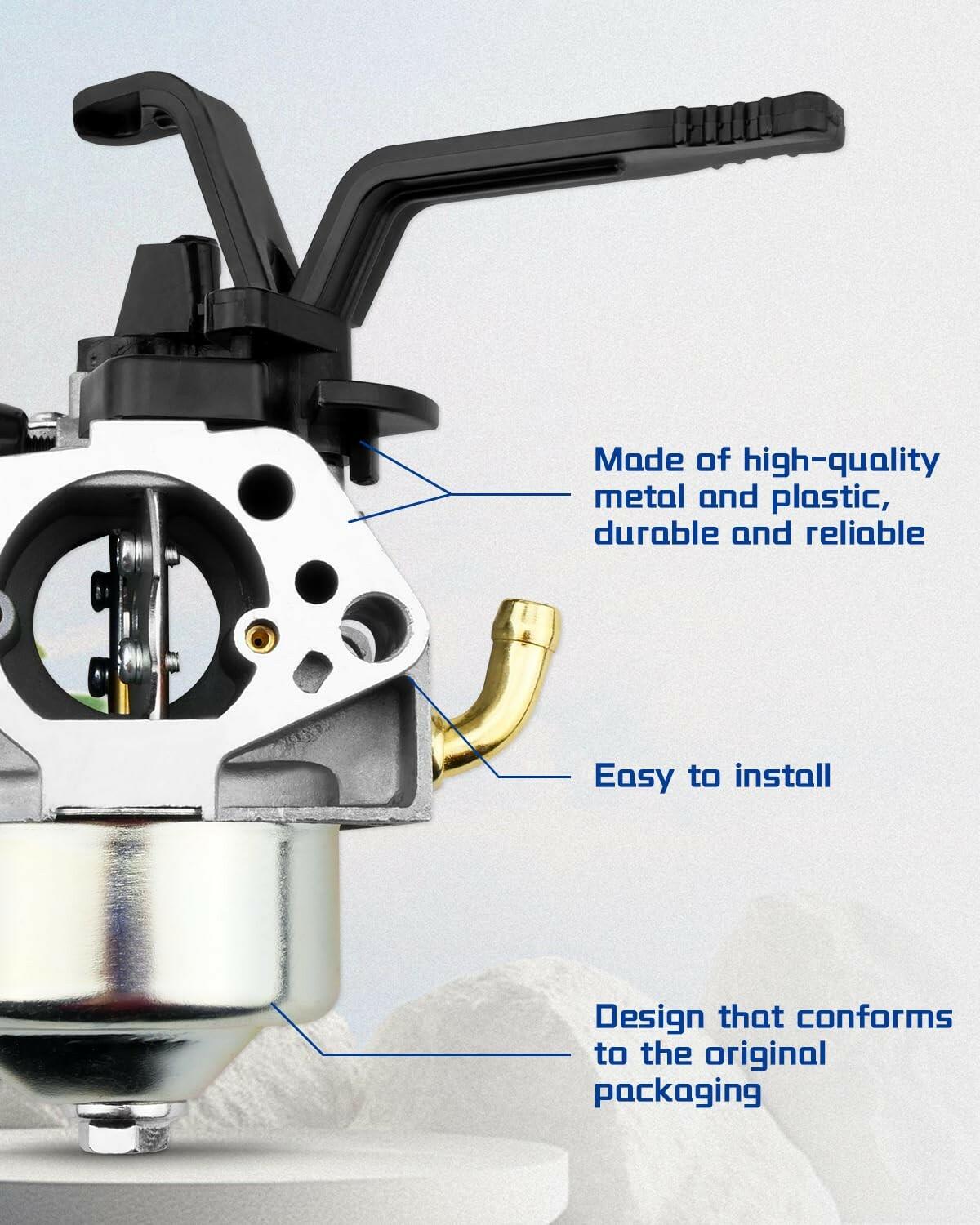 ANODZU 030594A 592929 Carburetor Kit, Fit for Troy Bilt 6250 8500 W Generator