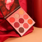 docolor Eyeshadow Palette 9Colors Red Eyeshadow Gemstone Shadow Palettes Highly