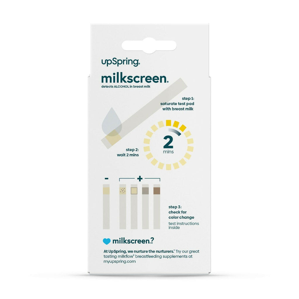12 Test Strips UpSpring Milkscreen Test Strips for Detect Alcohol in Breastmilk
