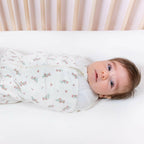 Happiest Baby Sleepea 5-Second Swaddle - 100% Organic Cotton Baby Swaddle