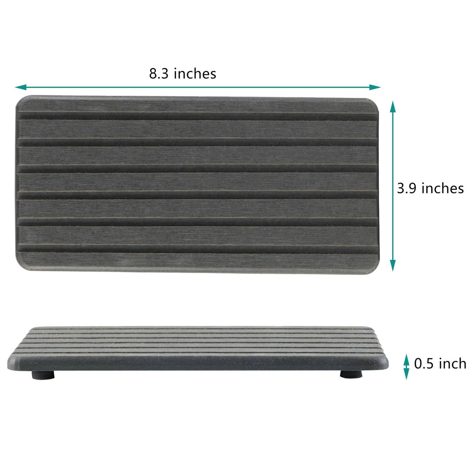 NiuYichee 2 PCS Water Absorbent diatomite Coasters, 8.3" x 4" Water Absorbing