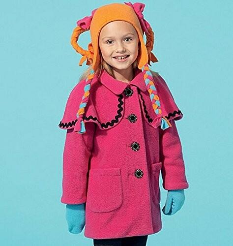McCall's Patterns M7276 Children's/Girls' Coats, Hat, Scarf & Mittens, CDD