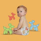 82ct Hello Bello Premium Diapers Size 1, Balloon Buddies & Crosshatch Cuties