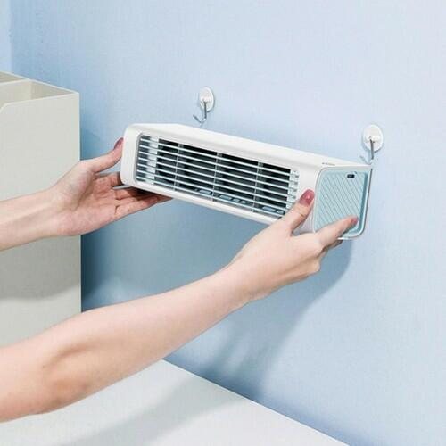 Portable Rechargeable Air Cooler Fan with Remote Control, 3 Speeds LED Touch