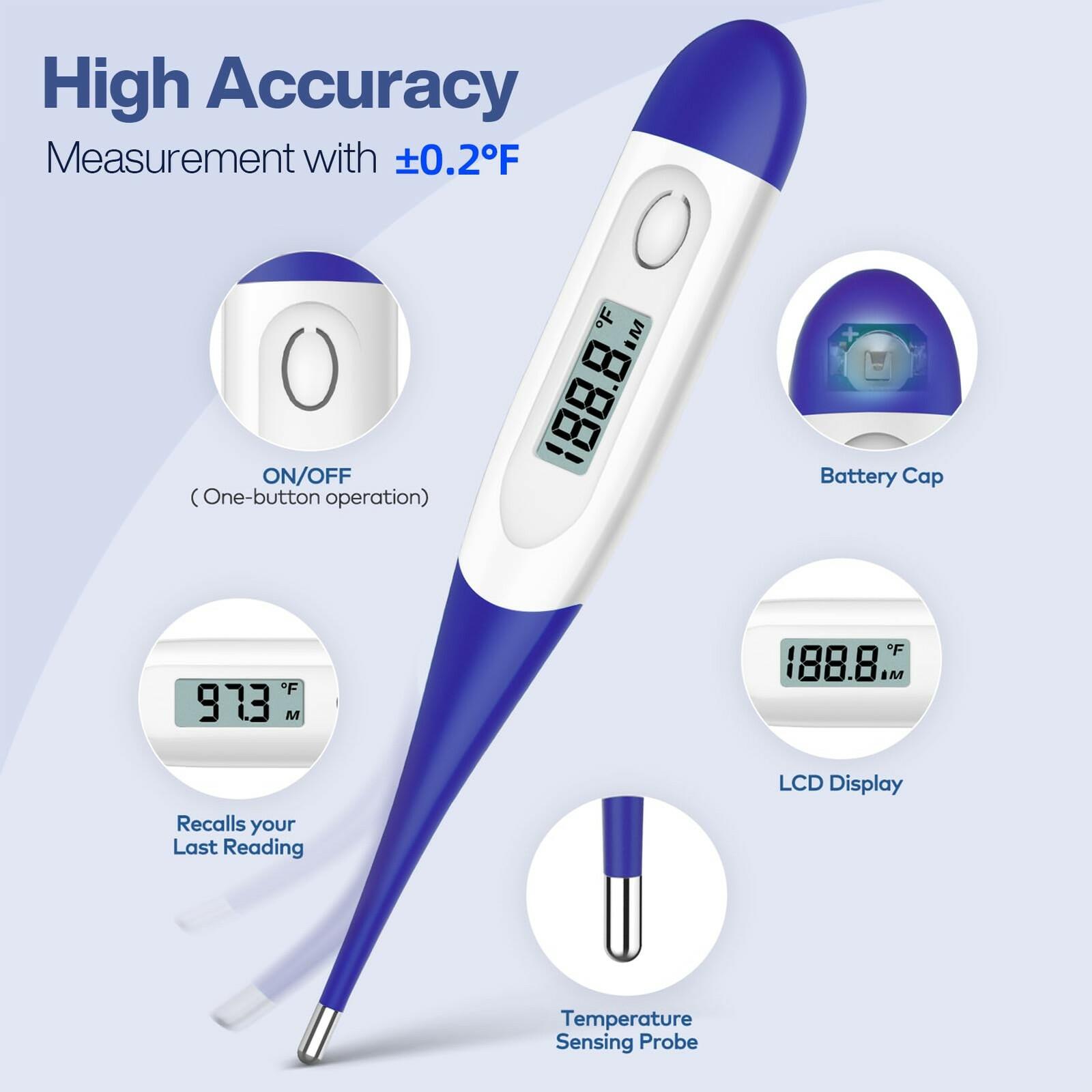 Boncare 10 Seconds Digital Thermometer for Adults and Kids - Accurate & Safe