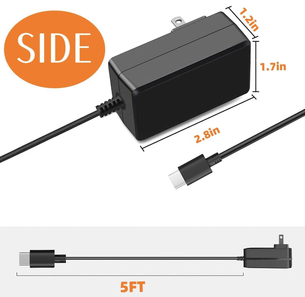 5V Charger for ORORO Battery, USB-C Power Adapter Cord Compatible with ORORO