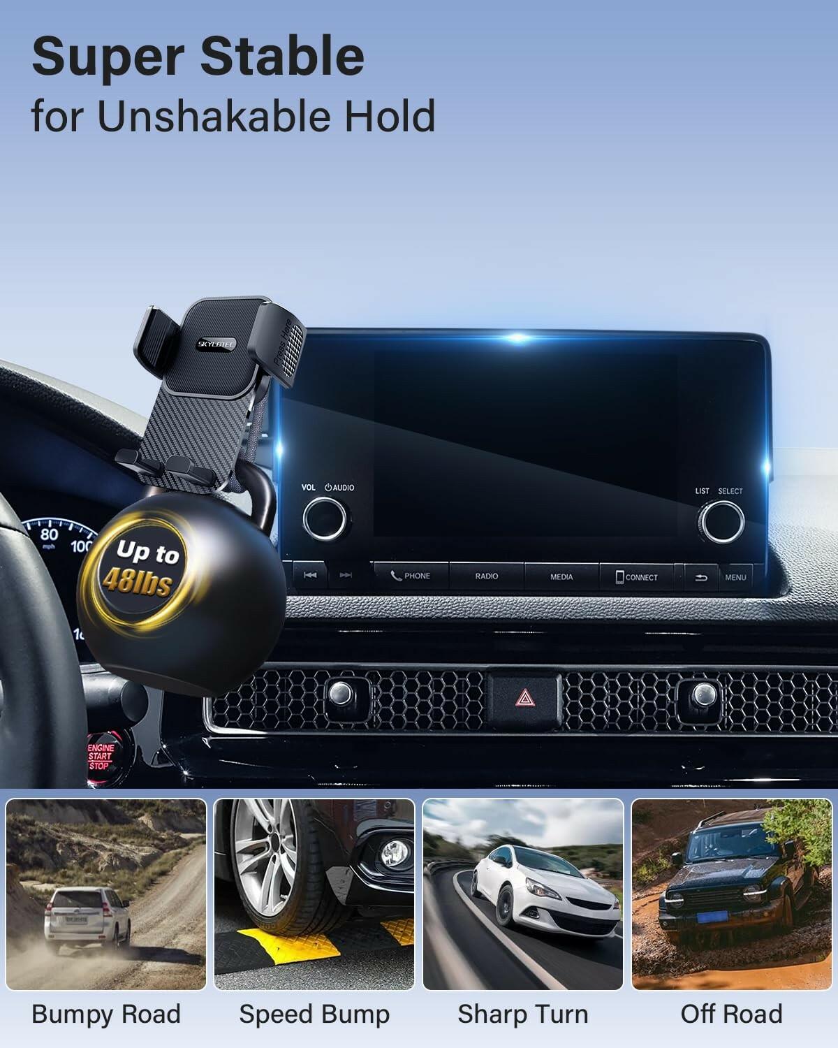 SKYLOTEC Car Phone Holder for BMW X3 X4 2022 2023 2024 Accessories 12.3-Inch