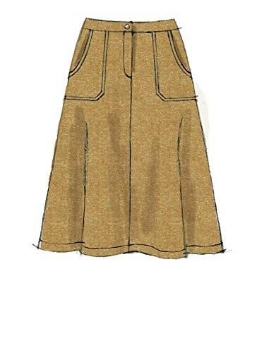 McCall's Patterns Misses' Flared Skirts, Shorts and Culottes 182 x 274 cm