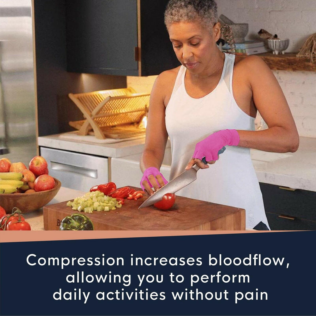 Copper Compression Arthritis Gloves | Fingerless Arthritis Carpal Tunnel Pain