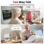 CallToU Elderly Monitor with Camera and Audio, 2-Way Talk Baby Monitors for