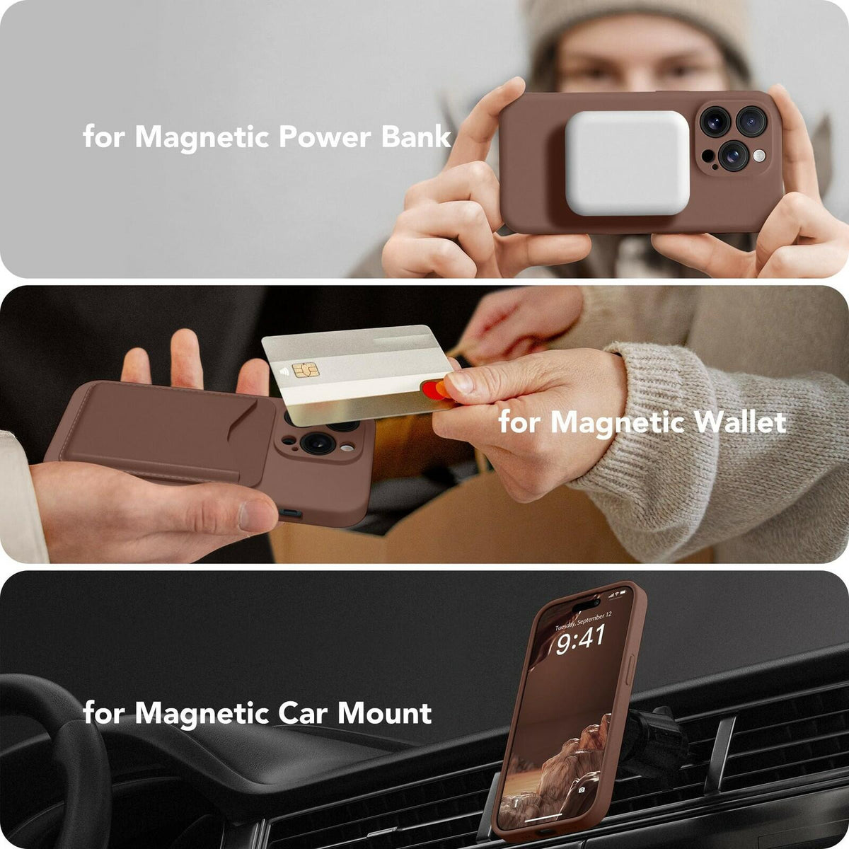 SuydanBox Magnetic for iPhone 13 Pro Max Case, Compatible with MagSafe, [Full