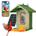 PawPeri Bird Feeder with Camera 2.5K HD Live Video, AI Bird Identifier, 5MP
