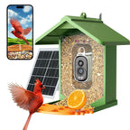 PawPeri Bird Feeder with Camera 2.5K HD Live Video, AI Bird Identifier, 5MP